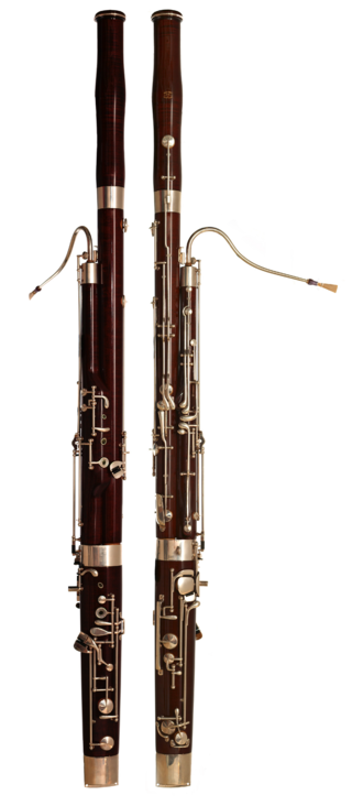 <span class="mw-page-title-main">Bassoon</span> Double-reed woodwind instrument