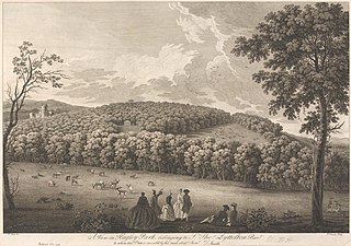 A View of Hagley Park, belonging to Sir Thomas Lyttelton Bart