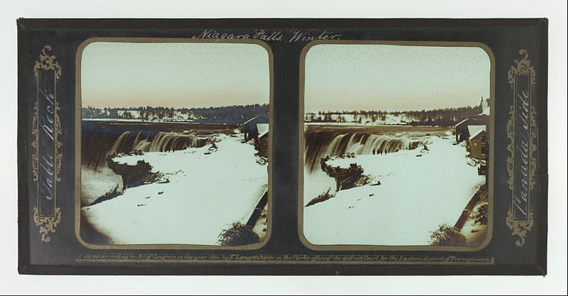 File:Frederic and William Langenheim - Winter, Niagara Falls, Table Rock, Canada Side - Google Art Project.jpg