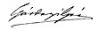 Gárdonyi Géza aláírása
