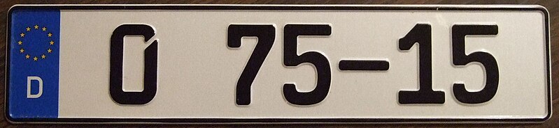 File:GERMANY Diplomat CANADIAN Embassy EEC style license plate - Flickr - woody1778a.jpg