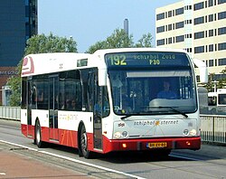 Bus 197 tijdelijk beplakt als Sternetbus in afwachting van de bestelde Sternetbussen