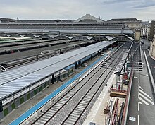 Platform construction for CDG Express at Gare de l'Est. Gare de l'Est quais CDG Express 2.jpg