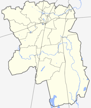 Гатчинский район на карте