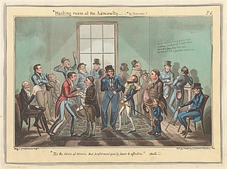 Waiting Room at the Admiralty--.(No misnomer) - Plate 6