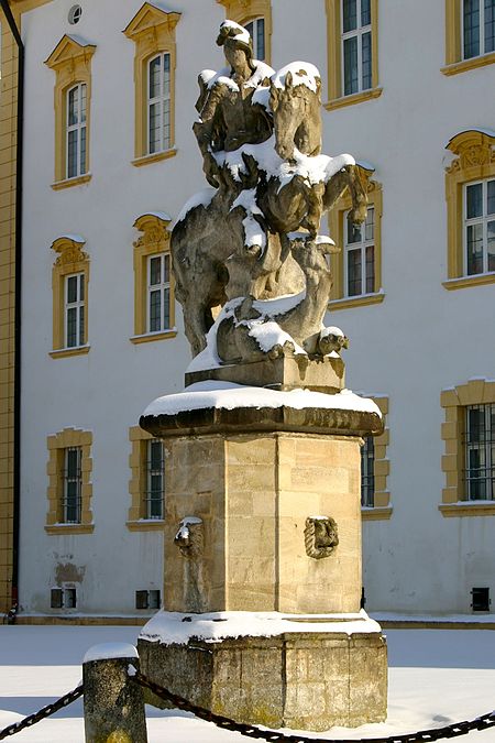 Georgsstatue Schloss Ellingen