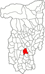 Location in Vâlcea County