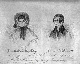 <span class="mw-page-title-main">Grace Marks</span> Pardoned accessory to an 1843 Canadian murder