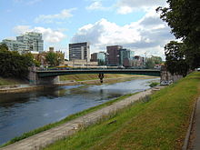 Vilnius'un Yeşil Köprüsü 2015.JPG