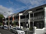 These nine houses form part of a unique block consisting of two terraced rows of identical late Victorian double-storeyed semi-detached houses that date from the 1880s. The first and last houses in Albert Road have ornate triangular pedimented gables with Grove Road Mowbray.JPG