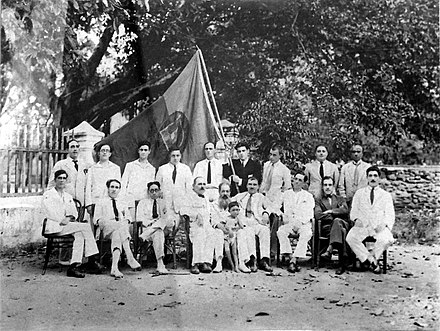 Group of political deportees in Timor, 1932.