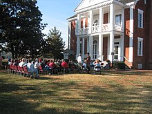 Guests gather for a Trust for Public Land, land acquisition dedication at the Chief Vann House Historic Site (1ebfd1e5-55dc-4387-99d4-e2ae08992351).JPG