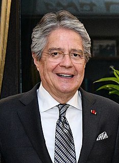 <span class="mw-page-title-main">Guillermo Lasso</span> President of Ecuador since 2021