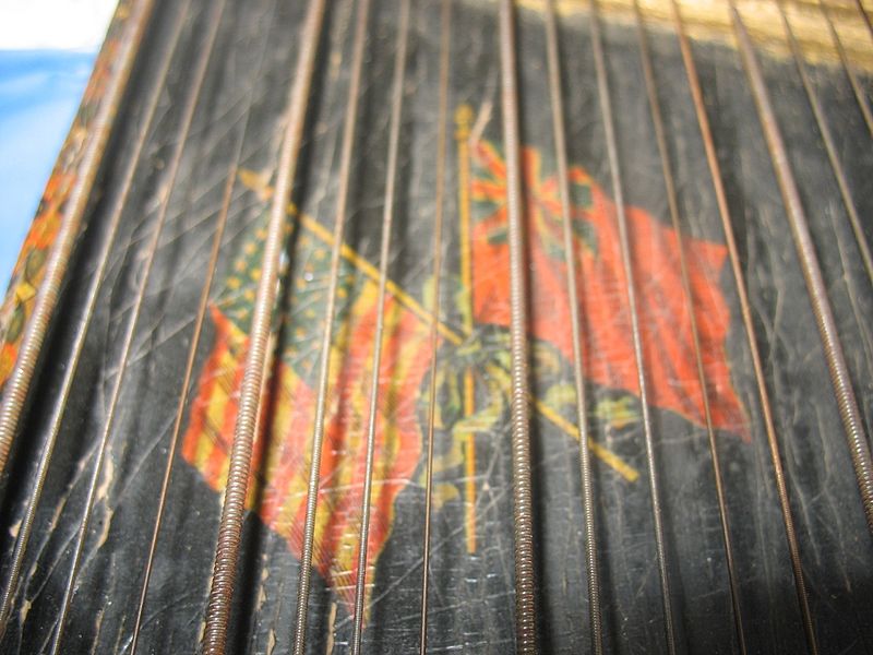 File:Guitar zither with two flags illustration - flags.jpg