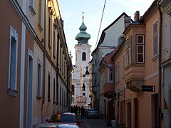 Győr barokk belvárosa és a Szent Ignác templom