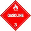 Class 3: Gasoline (Alternate Placard)