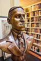 Bronze bust at the Providence Athenaeum