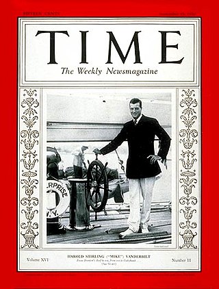 <span class="mw-page-title-main">Harold Stirling Vanderbilt</span> American businessman