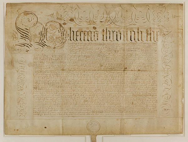 The original charter of Harvard College