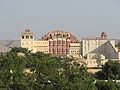 Rear view of the Hawa Mahal