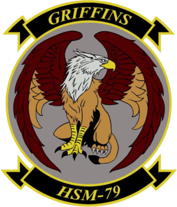 Insigne du 79e Escadron de frappe maritime d'hélicoptères (US Navy) 2016.png