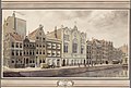 Rokin met de schuilkerk 't Boompje in 1896