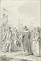 Hertog Albrecht van Beieren ontvangt Koning Hendrik IV van Engeland met diens dochter Blanca te Dordrecht, 1403, RP-T-00-2307.jpg