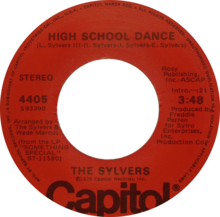 High School Dance by The Sylvers US single side-A.png