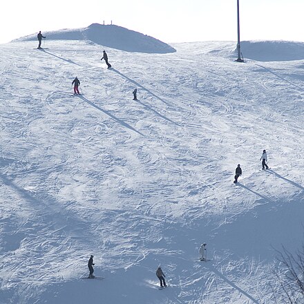 Slopes at the Hirvensalo Ski Resort.