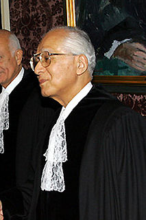 <span class="mw-page-title-main">Hisashi Owada</span> Former Judge of the International Court of Justice (born 1932)