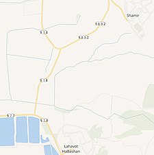 El-Hamra '(modern) .jpg bölgesi için tarihi harita serisi