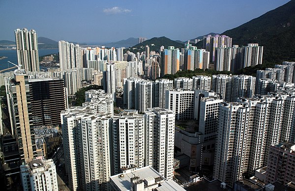 Kornhill and Shau Kei Wan, located in the northern part of Eastern District