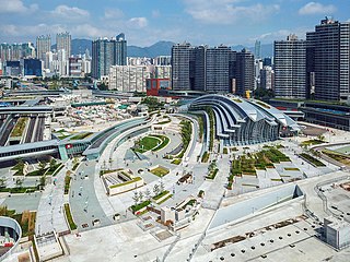 <span class="mw-page-title-main">Hong Kong West Kowloon railway station</span> Railway station in Kowloon, Hong Kong