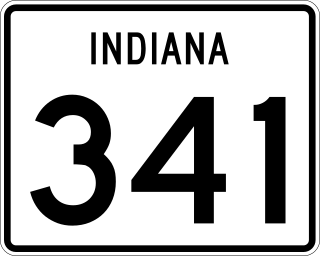 <span class="mw-page-title-main">Indiana State Road 341</span> State highway in Indiana, United States