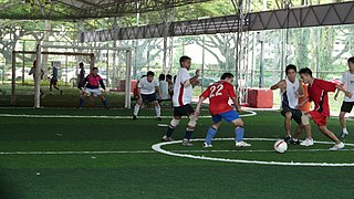 <span class="mw-page-title-main">Five-a-side football</span> Variant of association football