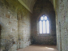 Inside the chapel, looking west InsideStCatherinesChapelAbbotsbury.jpg