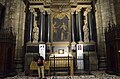 Santa Ágata visitada na prisão por São Pedro, retábulo de Federico Zuccari, c. 1597-1599, altar de Santa Ágata, Catedral de Milão.