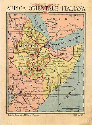 <span class="mw-page-title-main">Eritrea Governorate</span> Italian colony in East Africa (1936–1941)