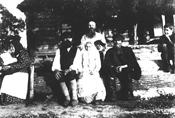 Vodsky habitantes del pueblo de Ivanovskoye.  1913
