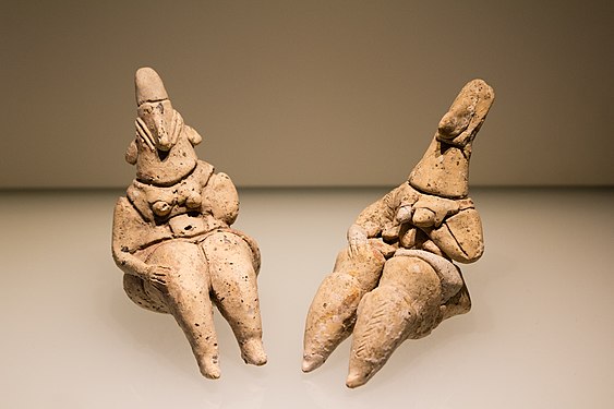 Figurine ce aparțin culturii Yarmoukian din Orientul Apropiat