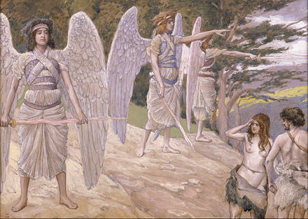 Expulsion from Paradise, painting by James Tissot (c. 1896–1902)