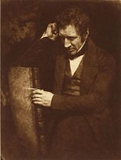 A calotype of James Nasmyth, pictured c. 1844 by Hill & Adamson