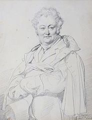 Ingres, portrait de Guillaume Guillon Lethière 1815