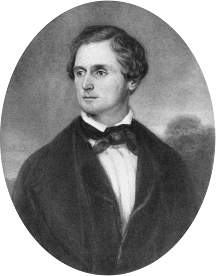 Miniature of Davis around age 32 (c. 1840)