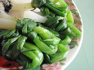 <i>Ganghoe</i> Korean fish and vegetable dish