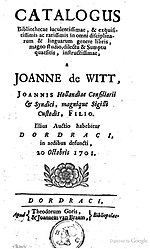 Bildeto por Johannes de Witt