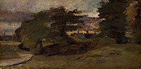 John Constable - Kır Evleri ile Manzara - 1944.1 - Art Institute of Chicago.jpg