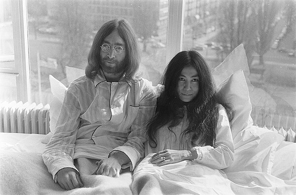 The new relationship between John Lennon and Yoko Ono caused tension in the studio with the other Beatles.