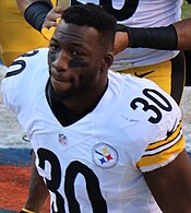 Todman with the Pittsburgh Steelers in Jan. 2016 Jordan Todman.JPG