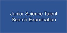Junior Science Talent Search Examination.jpg